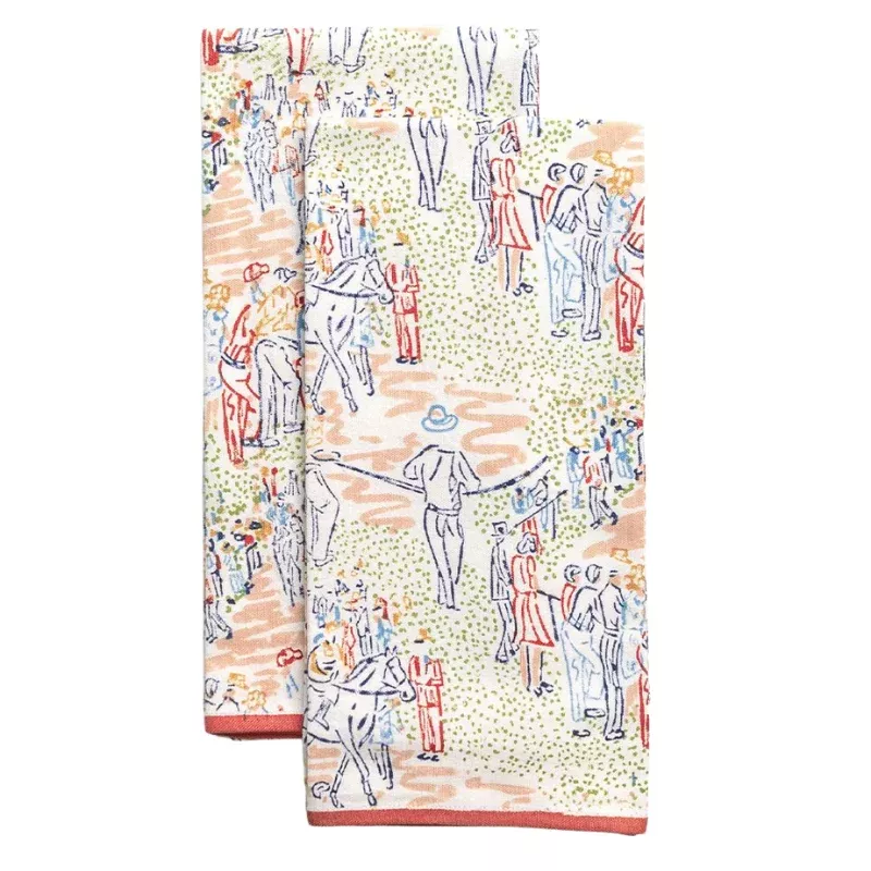 Day at The Races Tea Towel