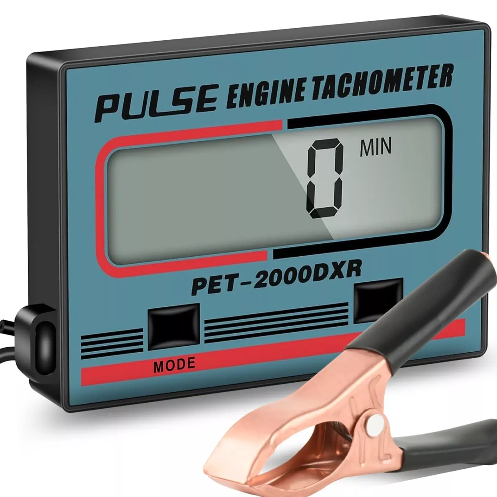 Digital Tachometer - Chainsaw Tachometer Tach Gauge Digital Display Pulse Speedometer For Chain Saw Cropper Generator Lawn Mower Rv Atv Dirt Bike Motocross Boat Tractor (A)