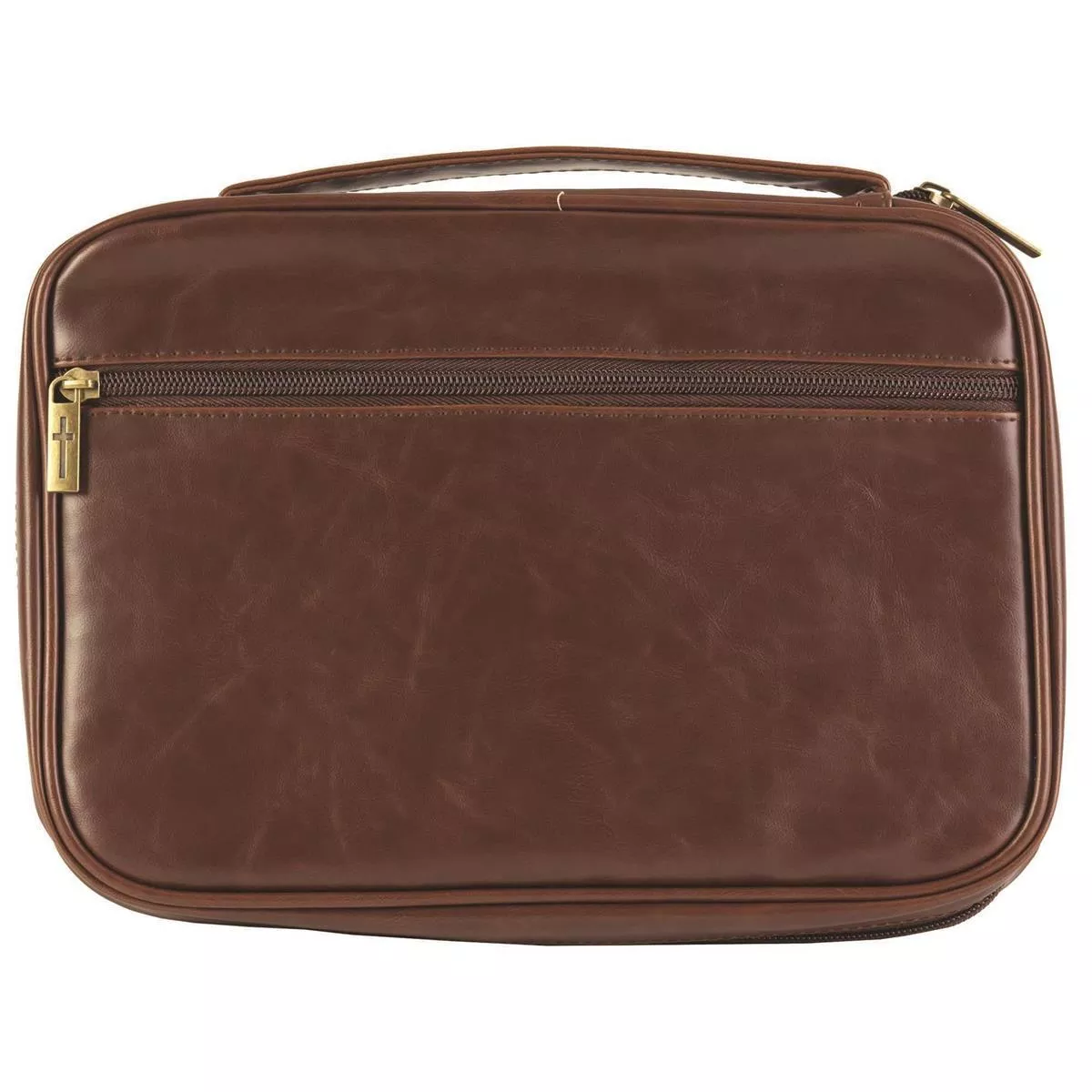 Distressed Leather Brown – X-Large Bible Cover
