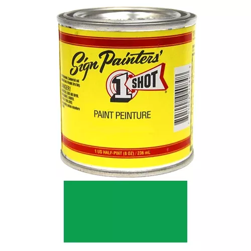 Emerald Green Pinstriping Lettering Enamel Paint, 1/2 Pint