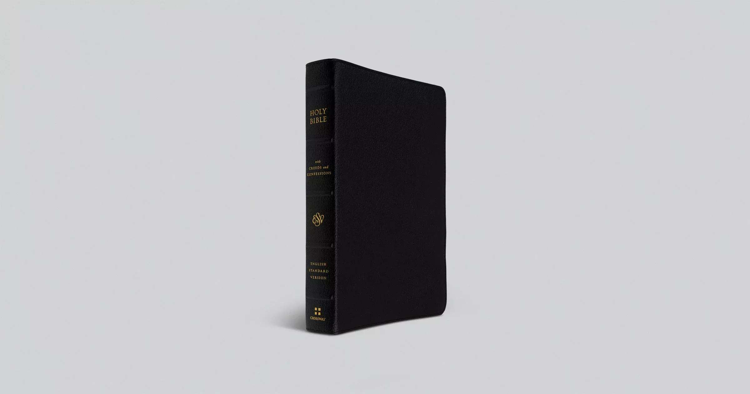 ESV Bible with Creeds and Confessions Goatskin, Black