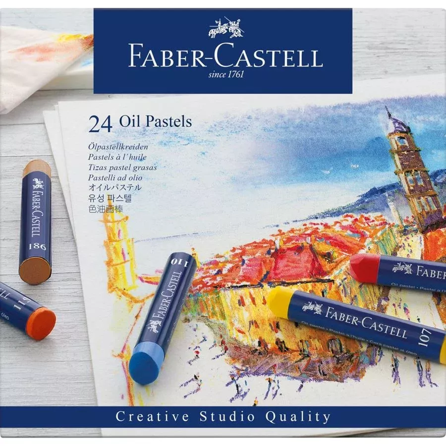 Faber-Castell Creative Studio Oil Pastels Set of 24