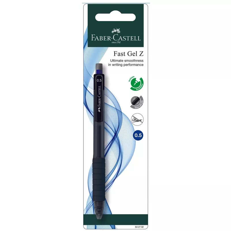 FABER-CASTELL Fast Gel Z 0.5mm Blue 1BC