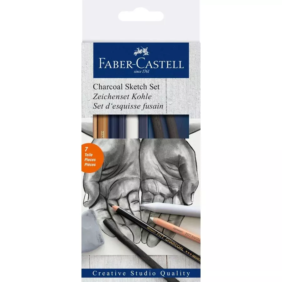 Faber-Castell Goldfaber Charcoal Sketch Set