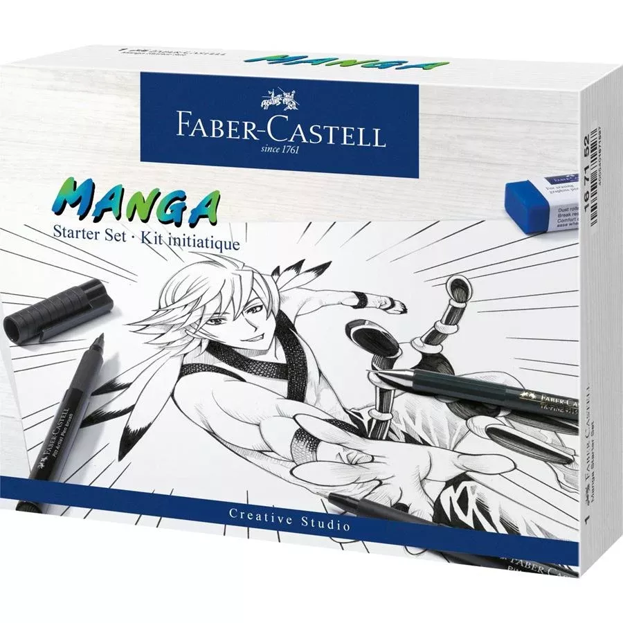 Faber-Castell Pitt Artist Pen Brush Manga Starter Set