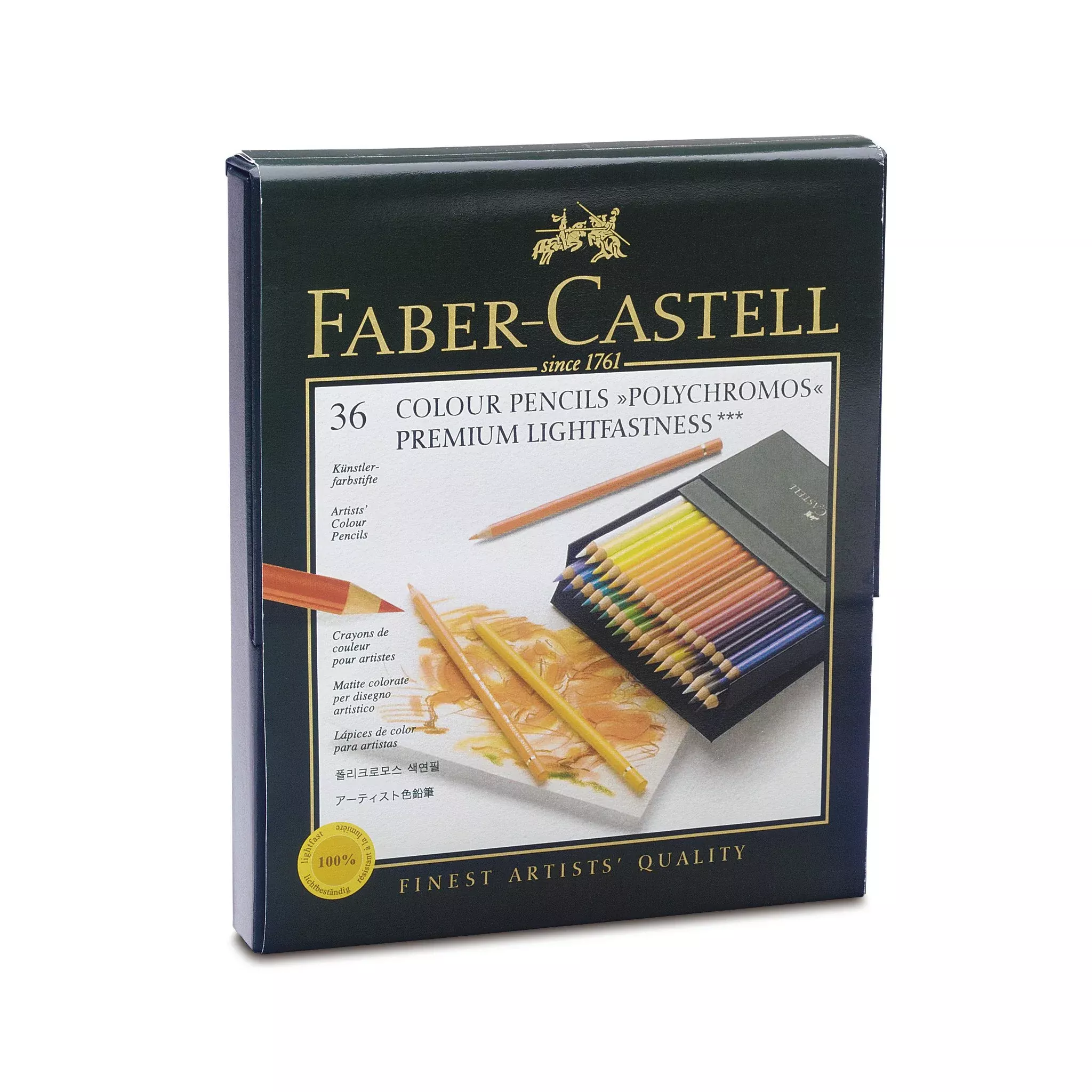 Faber-Castell Polychromos Artist Colour Pencil Studio Box Set of 36