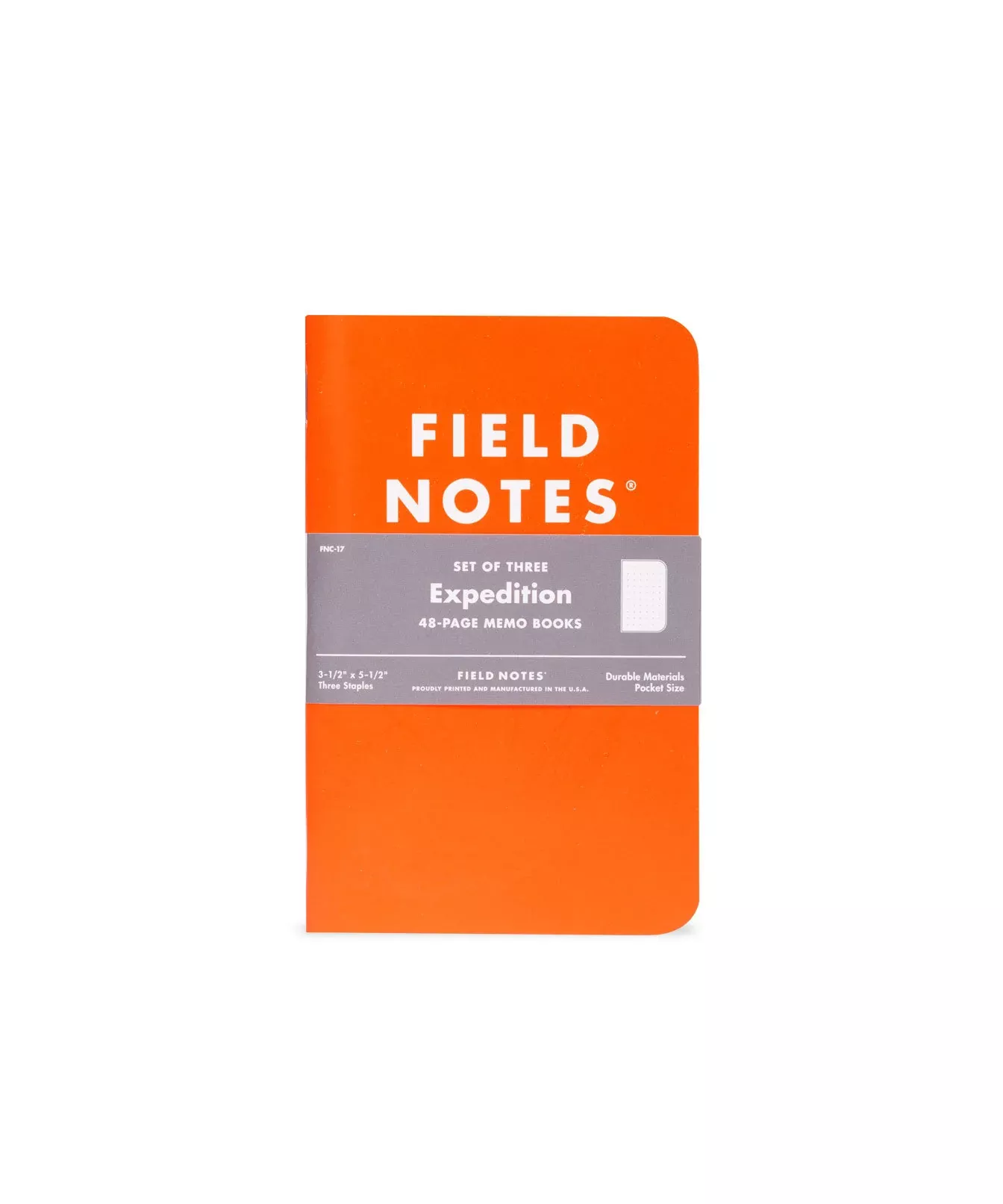 Field Notes Memo Books Orange Expedition Dot