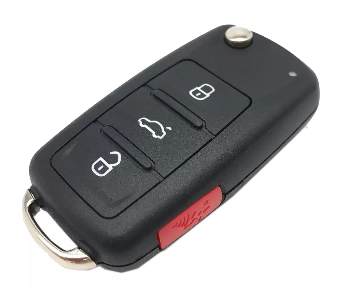 Flip Folding Car Key Fob Case Shell Fit For Vw Volkswagen Gti Jetta Eos Golf Replacement Keyless Entry Remote Control Key Fob Cover Housing (1)