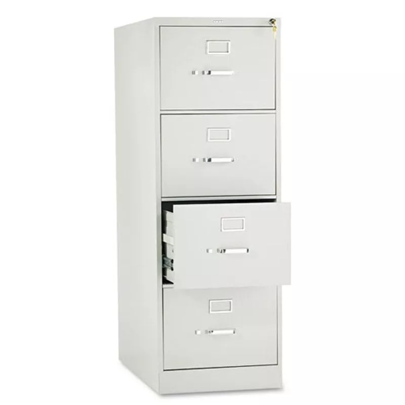 Four-Drawer Vertical File, Legal, 26 1/2″