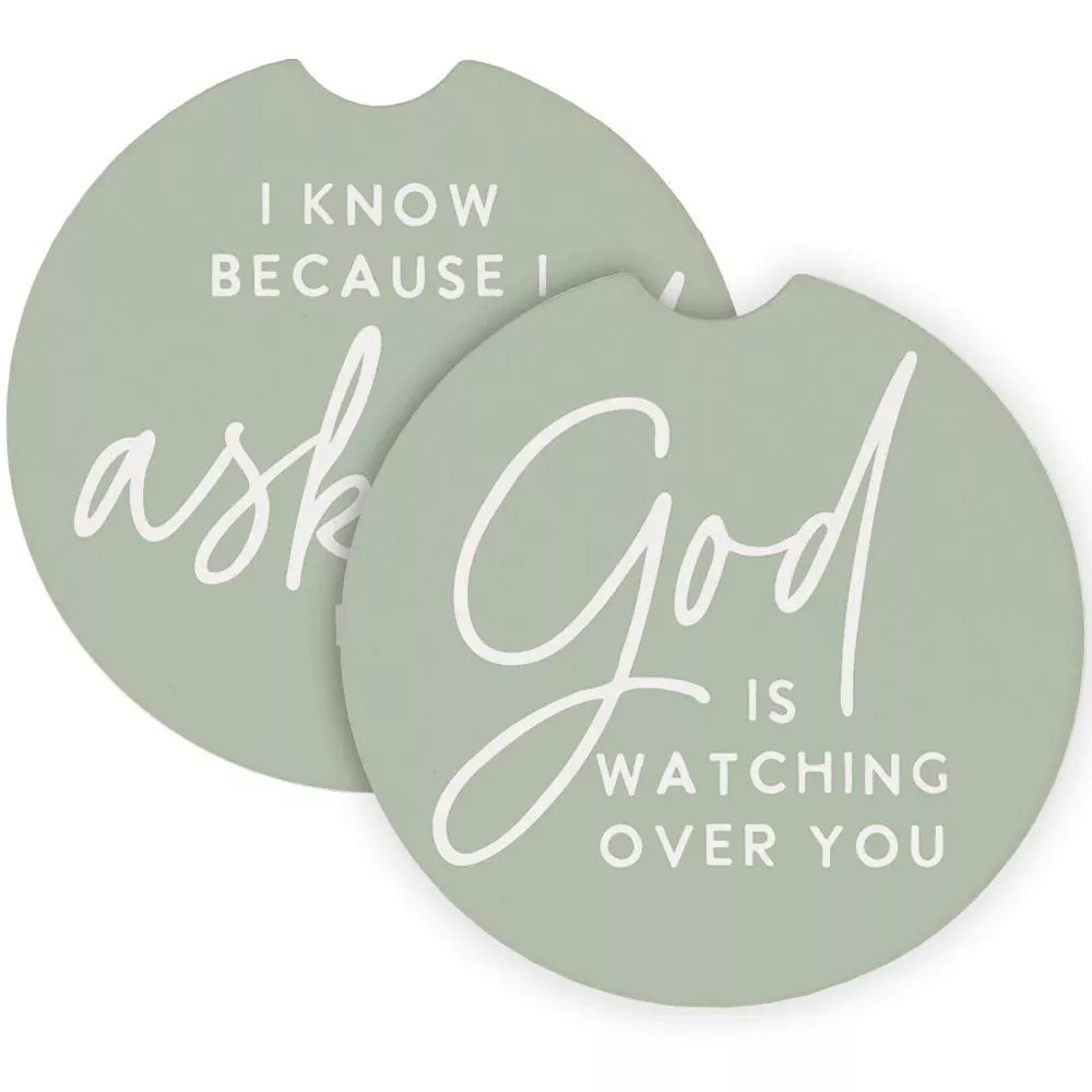 God Is Watching – Car Coasters
