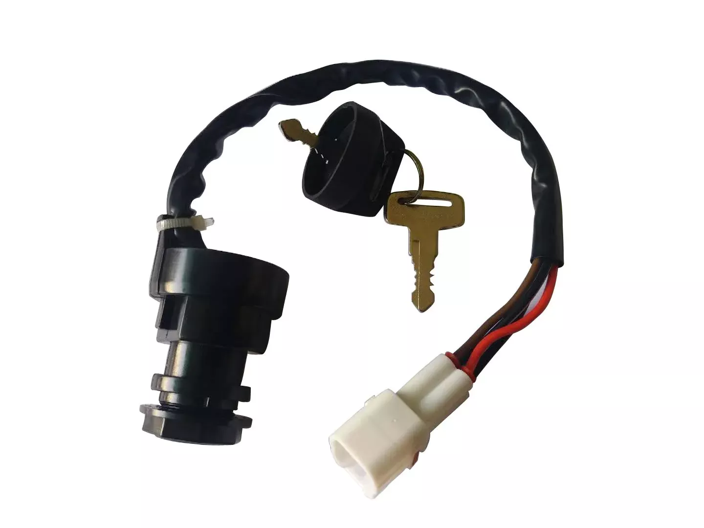 Hity Motor Ignition Key Switch For Yamaha Kodiak 400 1993-2001 Yfm400 Big Bear 400 2000