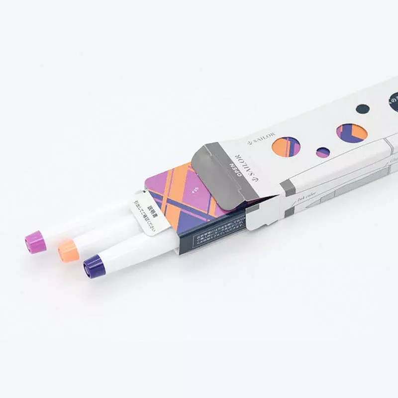 Ink Studio Dual Tip Brush Pen Set - Tone of the Evening Calm