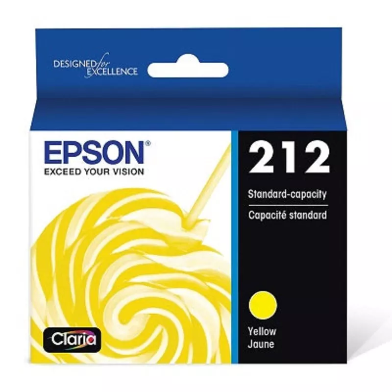 INKJET CARTRIDGE-EPSON #212 YELLOW