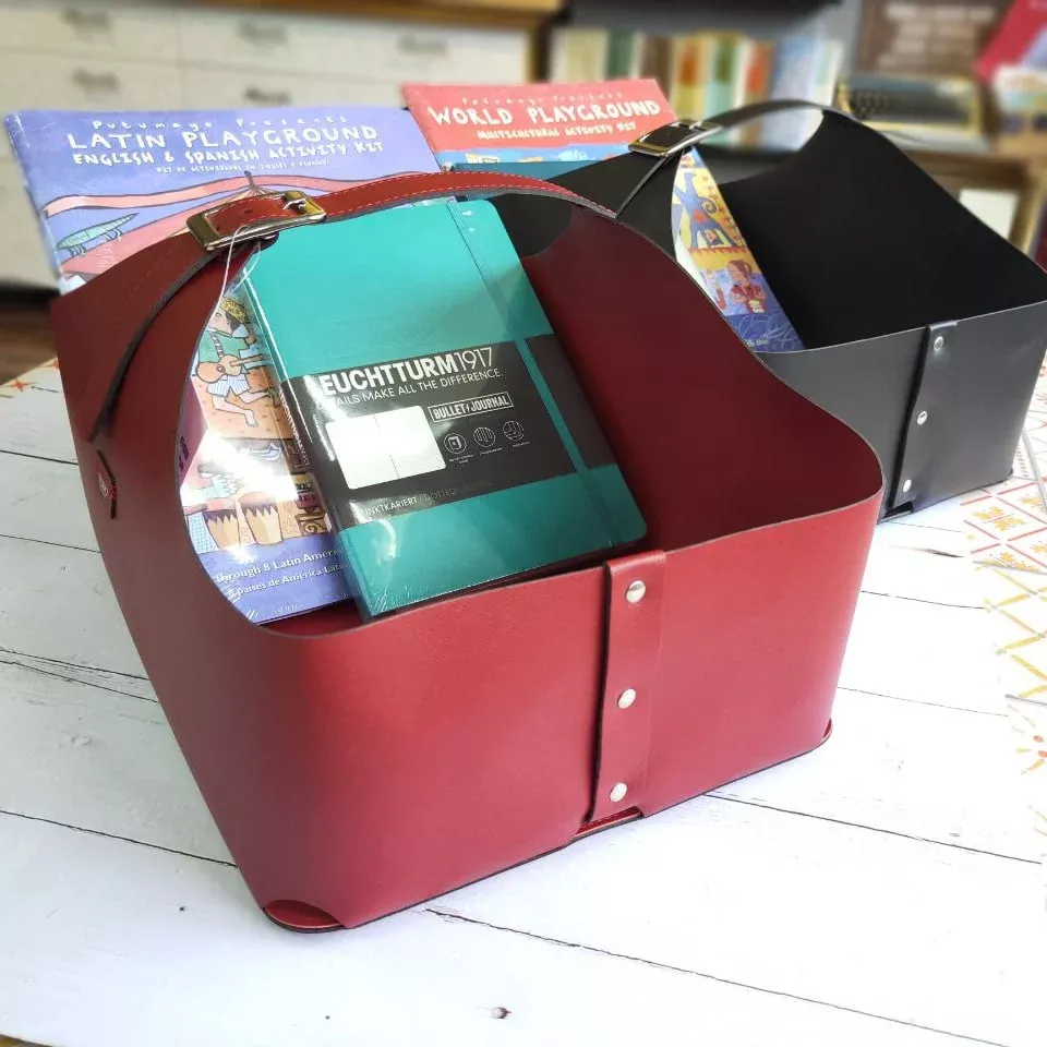 Intempo Leather Magazine Rack