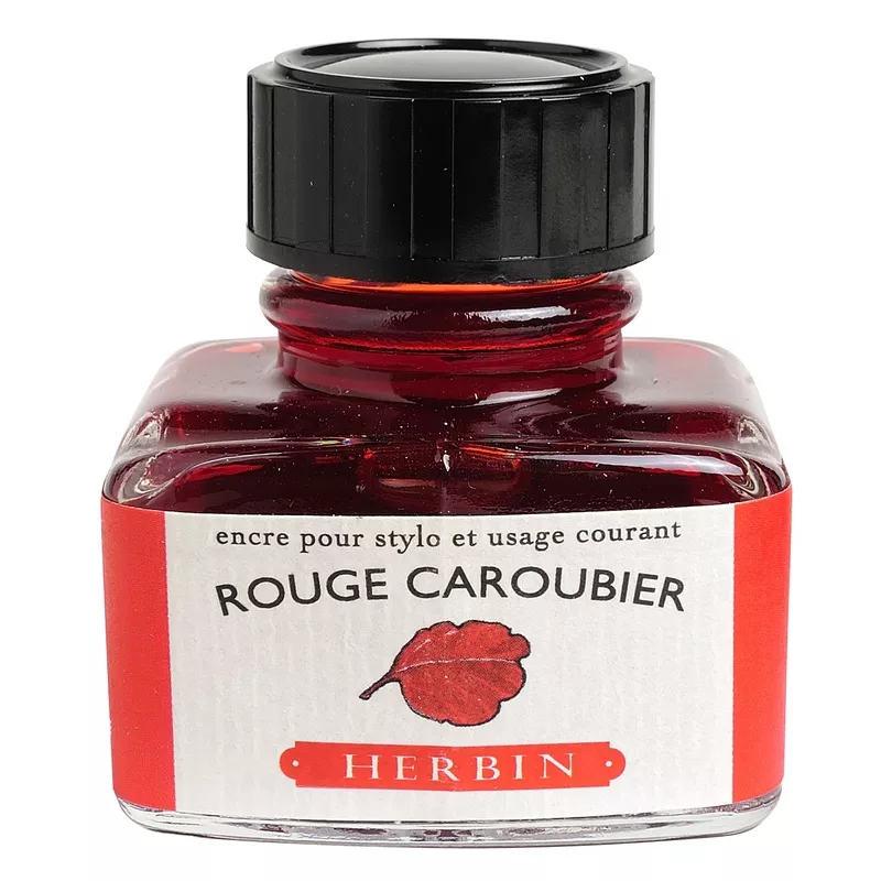 JACQUES HERBIN La Perle des Encres 30ml Rouge Caroubier
