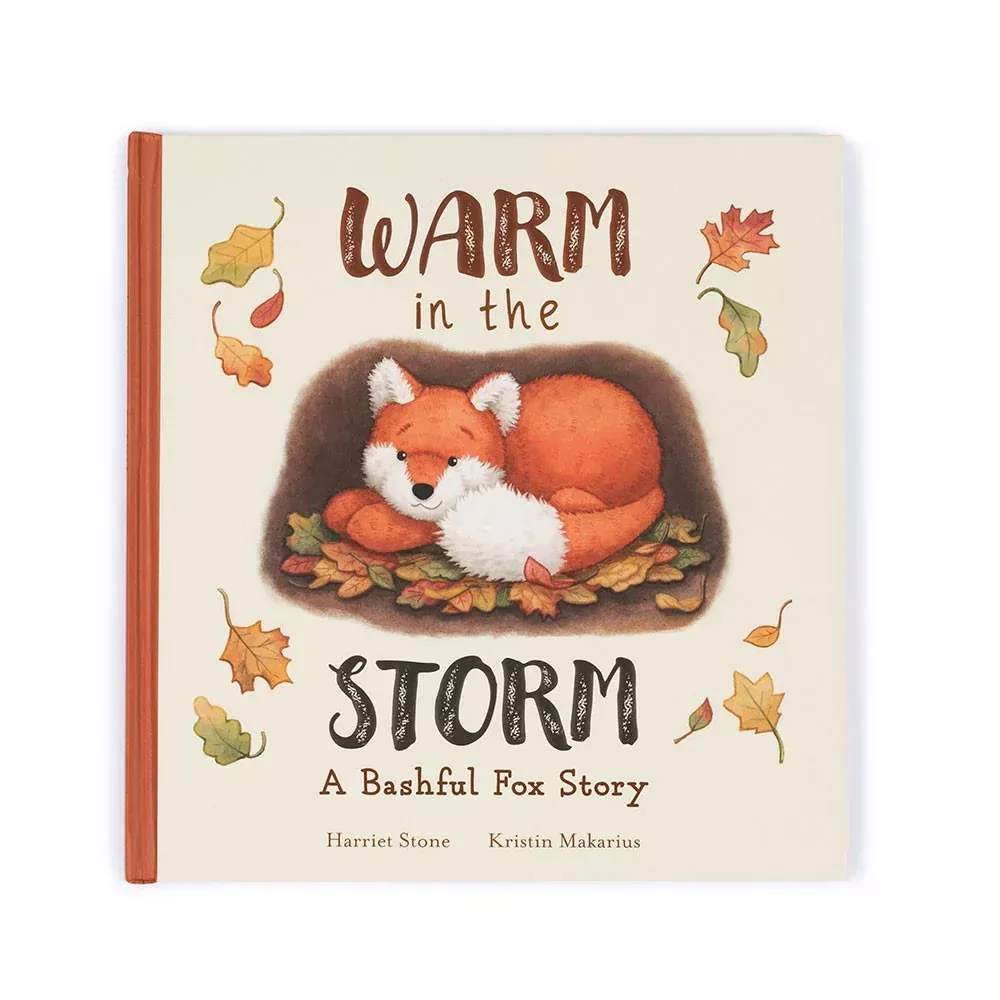 Jellycat Warm in the Storm Bashful Fox Children's Book