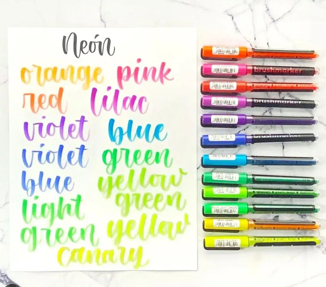 Karin Markers BrushmakerPro Neon Colour 27C12 Set of 12