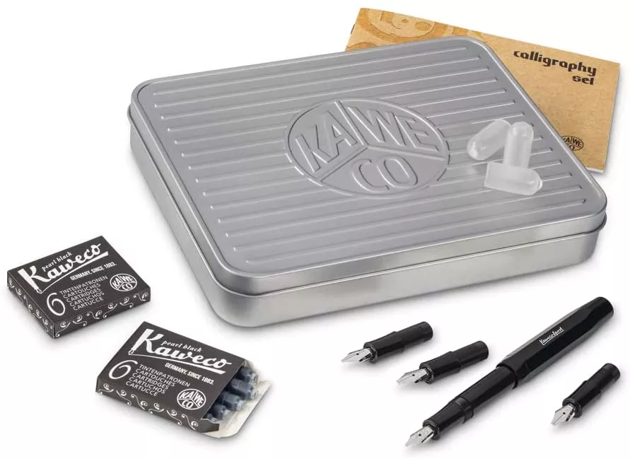 Kaweco Calligraphy Fountain Pen Set - Black