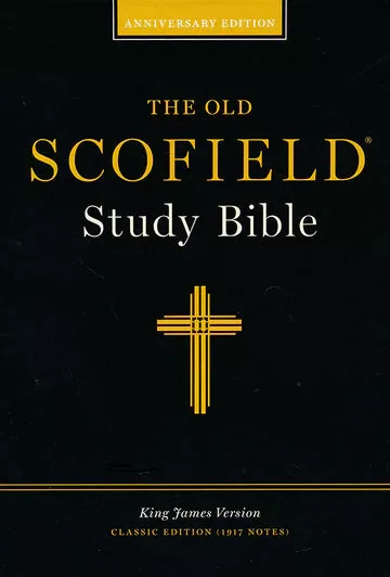 KJV Original Scofield Study Bible #294RL Black Genuine Indexed