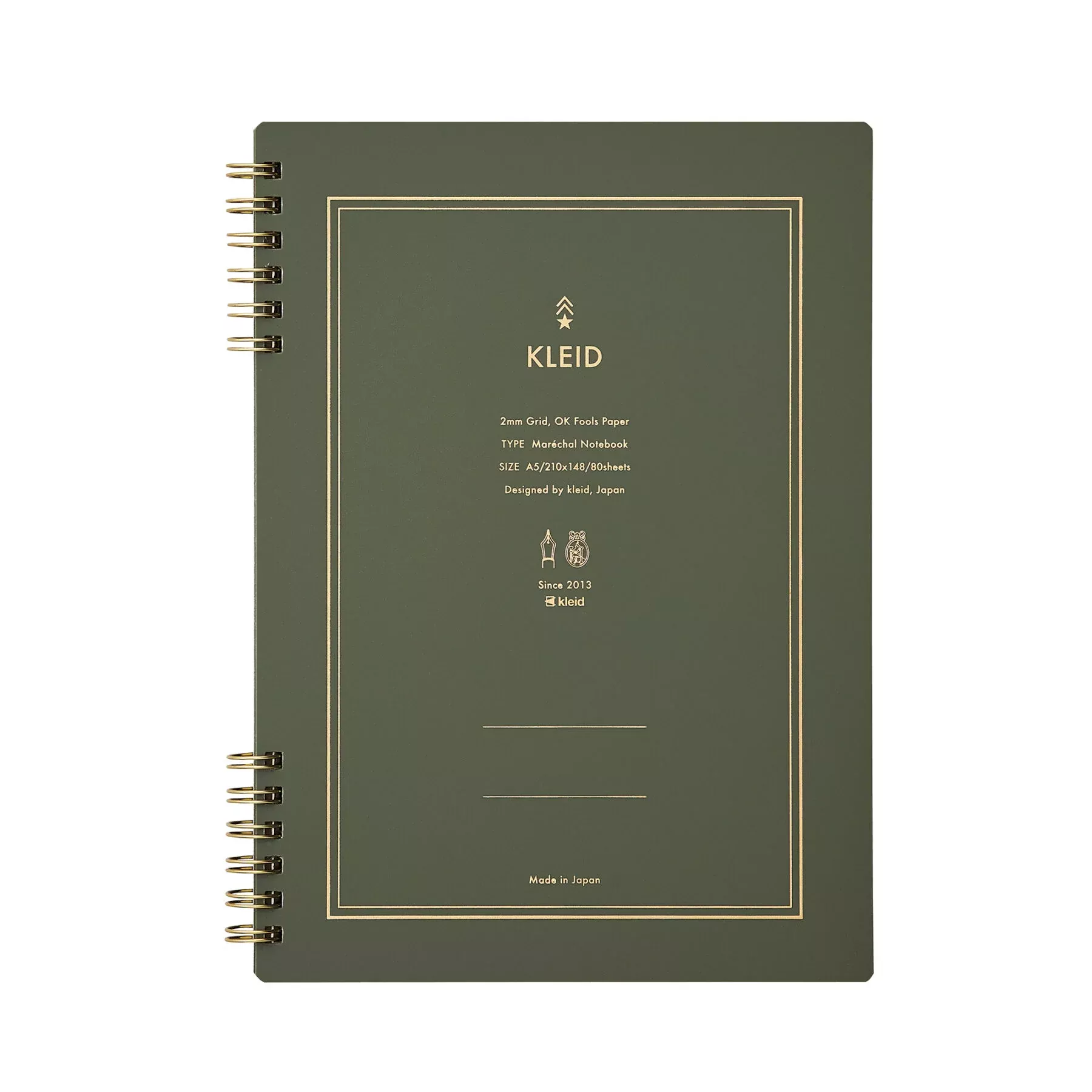 Kleid Marechal Notebook A5 - Olive Drab