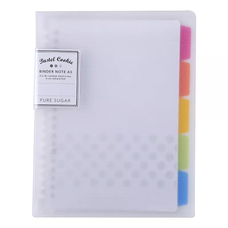 KOKUYO Pastel Cookie Binder Note A5 Pure Sugar