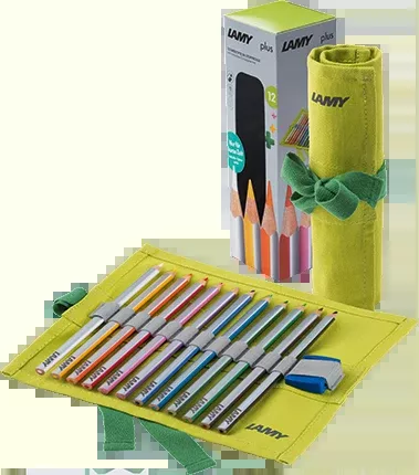Lamy Plus Colored Pencil - 12 Color Roll Set