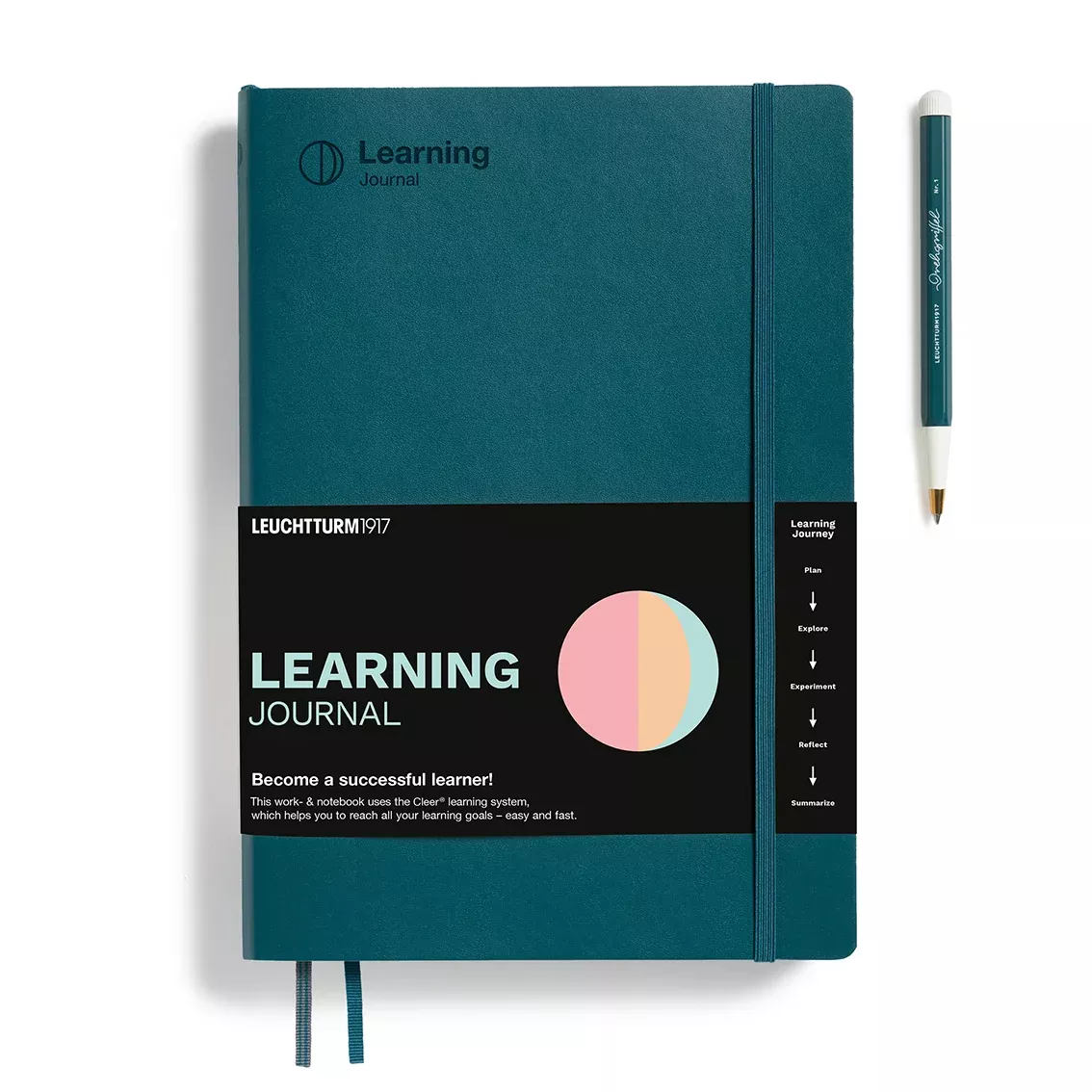 LEUCHTTURM1917 Learning Journal Composition (B5), Flexcover - Pacific Green