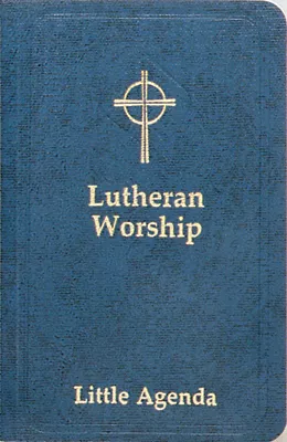 Lutheran Worship (1982) Little Agenda-Blue
