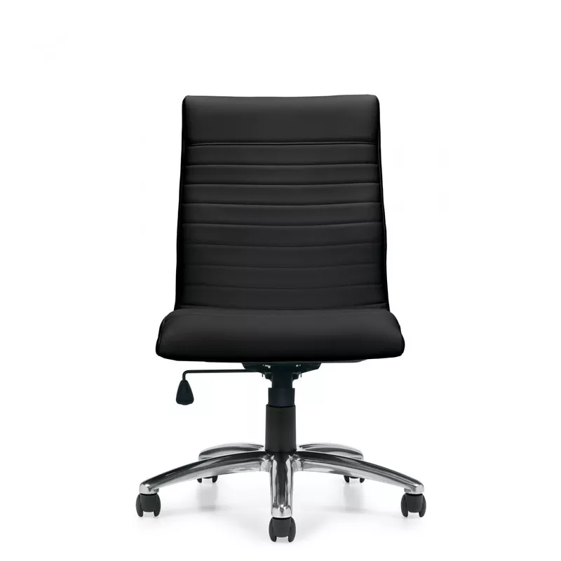Luxhide Armless Executive Chair