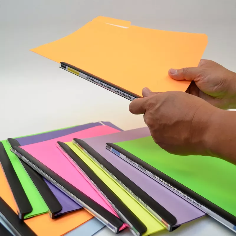 MagniFile SlideClamp Assorted Color Indexes (Set of 10)