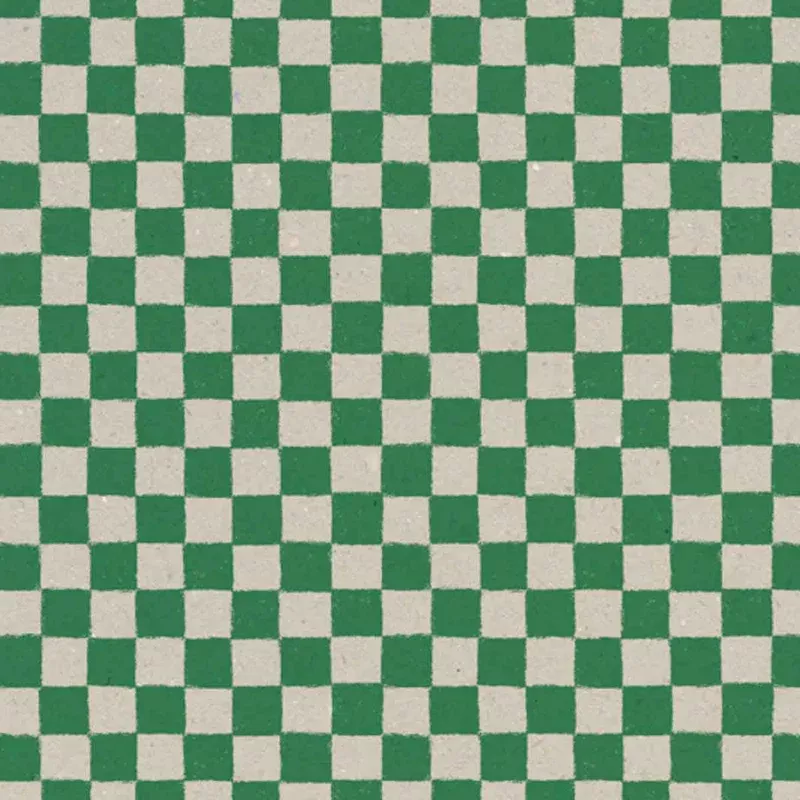 Maileg Wrapping Paper Green Check 11 yards