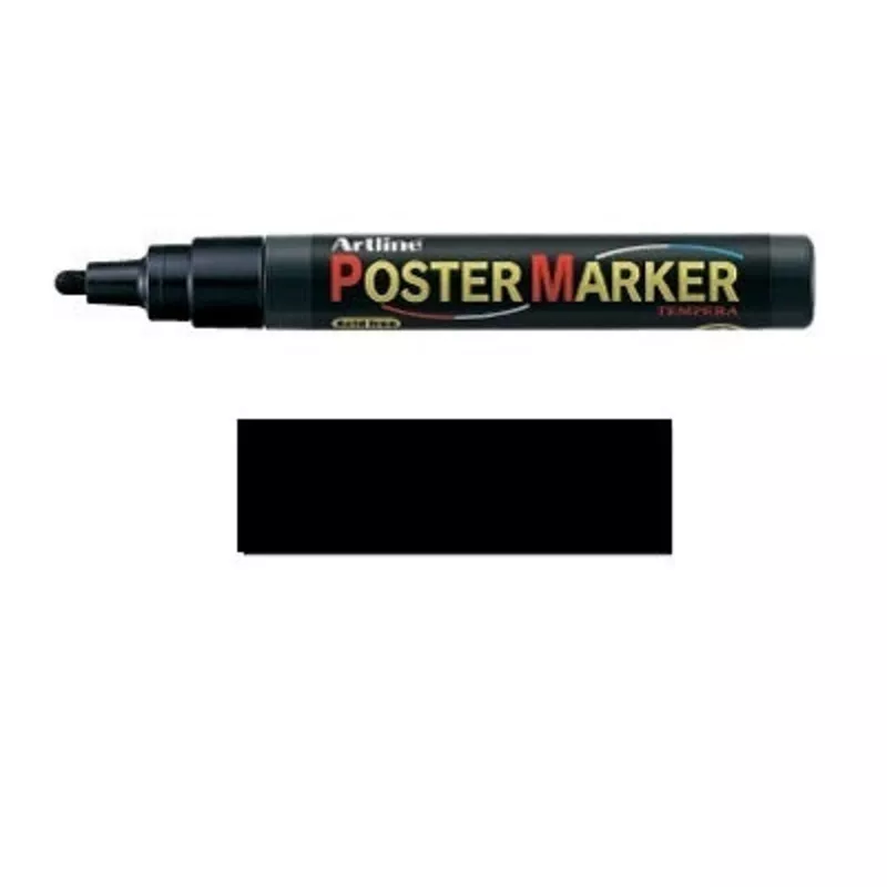 MARKER-POSTER, ARTLINE BULLET TIP, 4MM BLACK (JPP41)