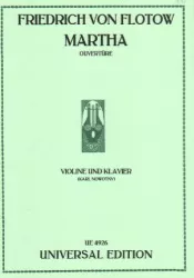 Martha Overture for Violin and Piano