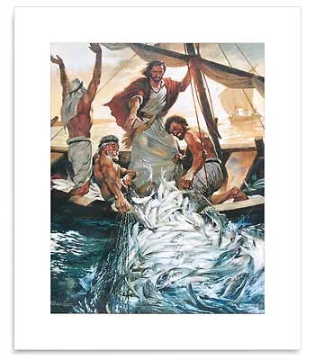 The Master Fisherman Poster, 14" x 18"