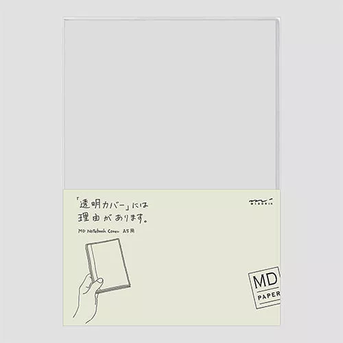 MD Notebook Cover A5 - Clear PVC