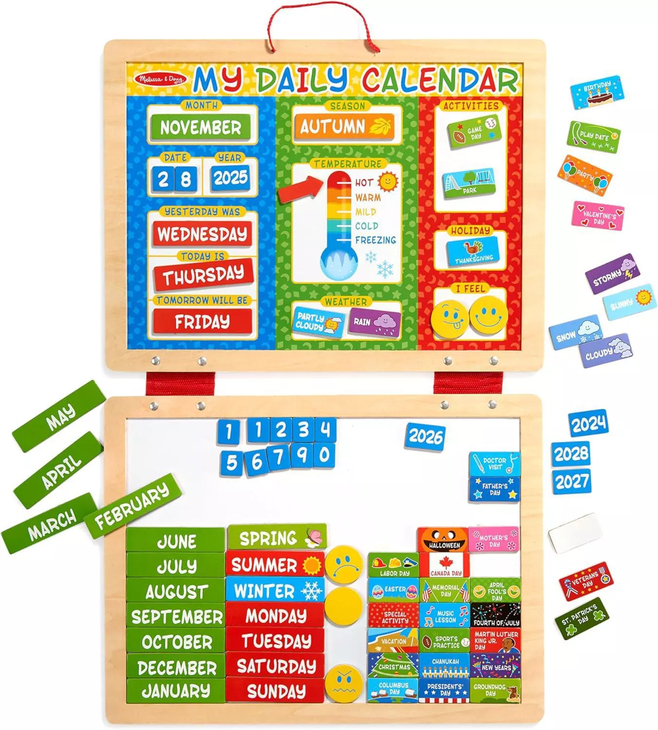 Melissa & Doug My First Daily Magnetic Calendar