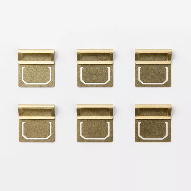 Midori Brass Index Clip