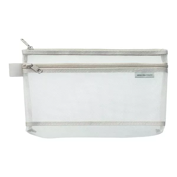 Midori Mesh Pen Pouch Gray