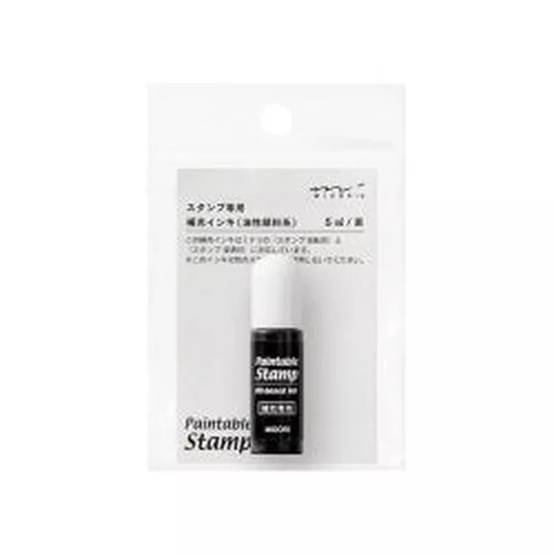 Midori Paintable Stamp Refill Ink Black