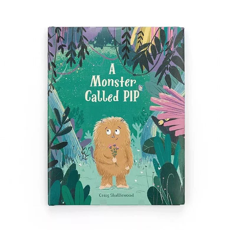 "A Monster Called Pip" Children's Book by Jellycat