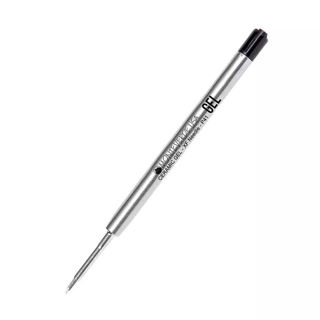 Monteverde Capless Gel Refill To Fit Parker Ballpoint Pen - Black, Extra Fine (Pack of 2)