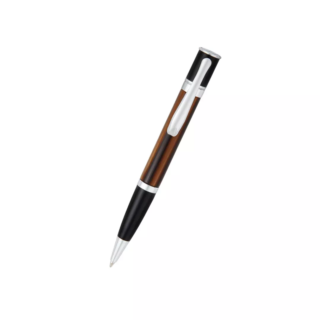 Monteverde Mini Jewelria Striped Ballpoint Pen Brown