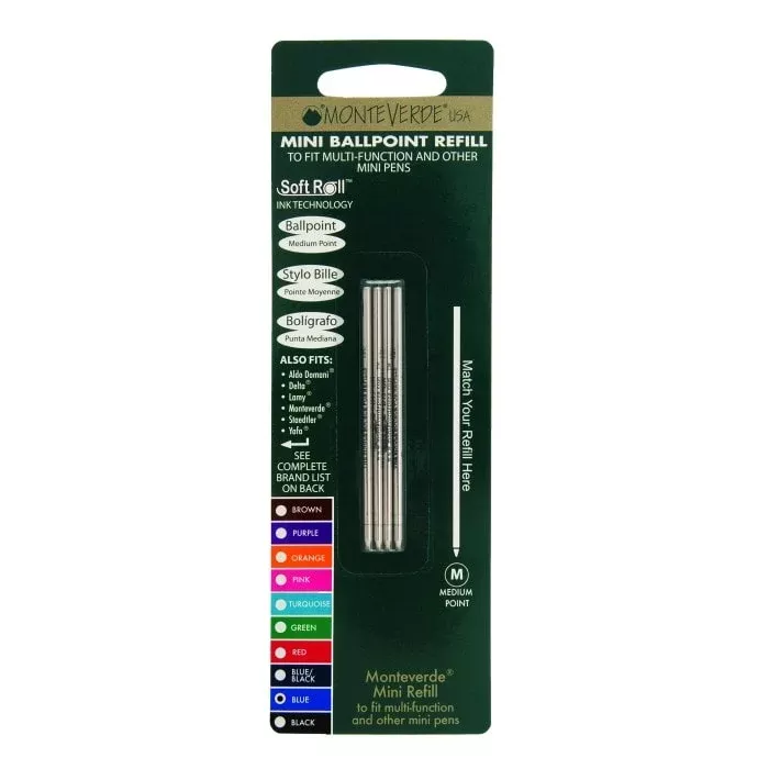 Monteverde Soft Roll Mini D1 Ballpoint Refill (Medium Point)