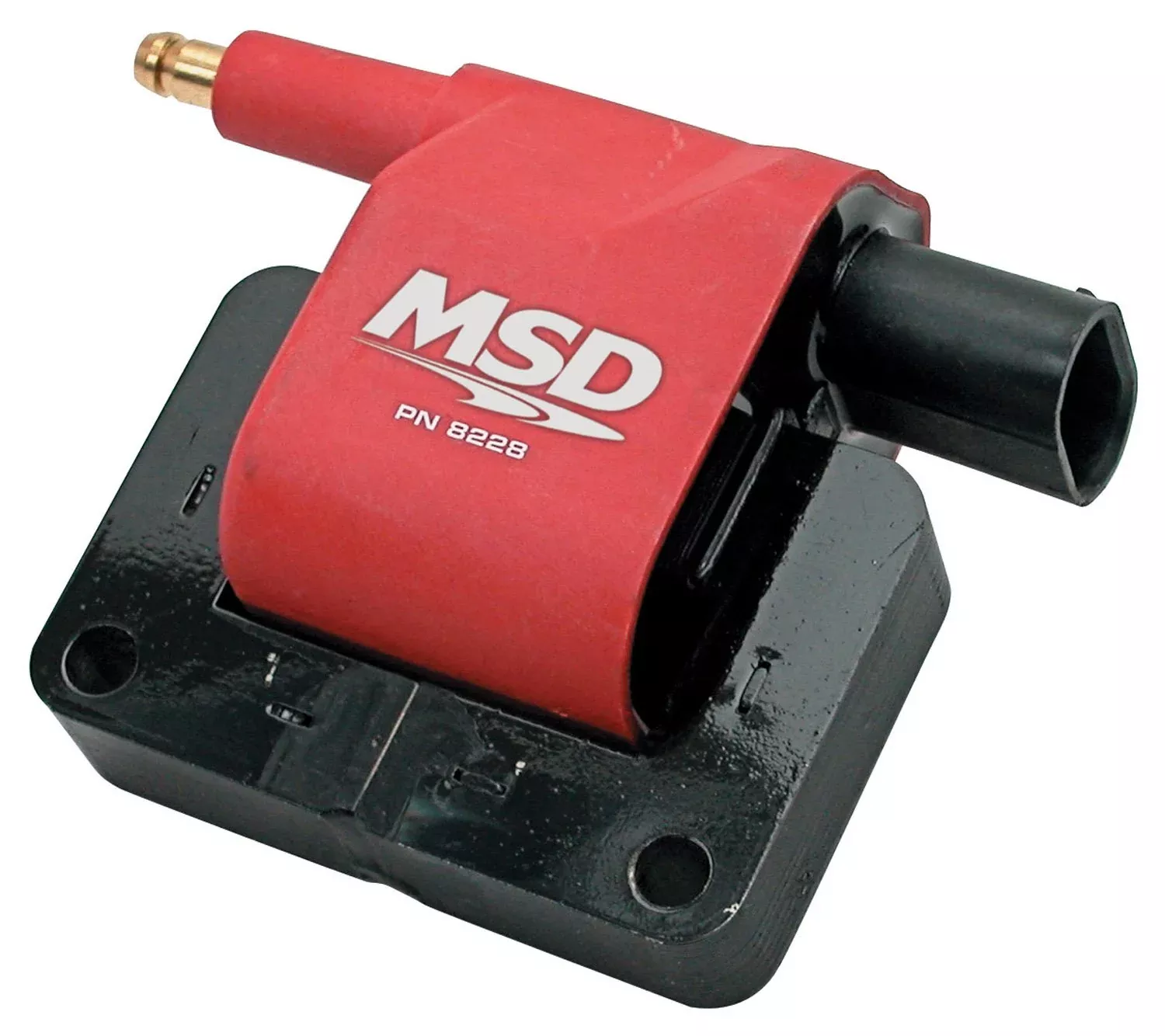 MSD Ignition Coil Blaster 2-Pin Design, Model 8228, Plastic, Red