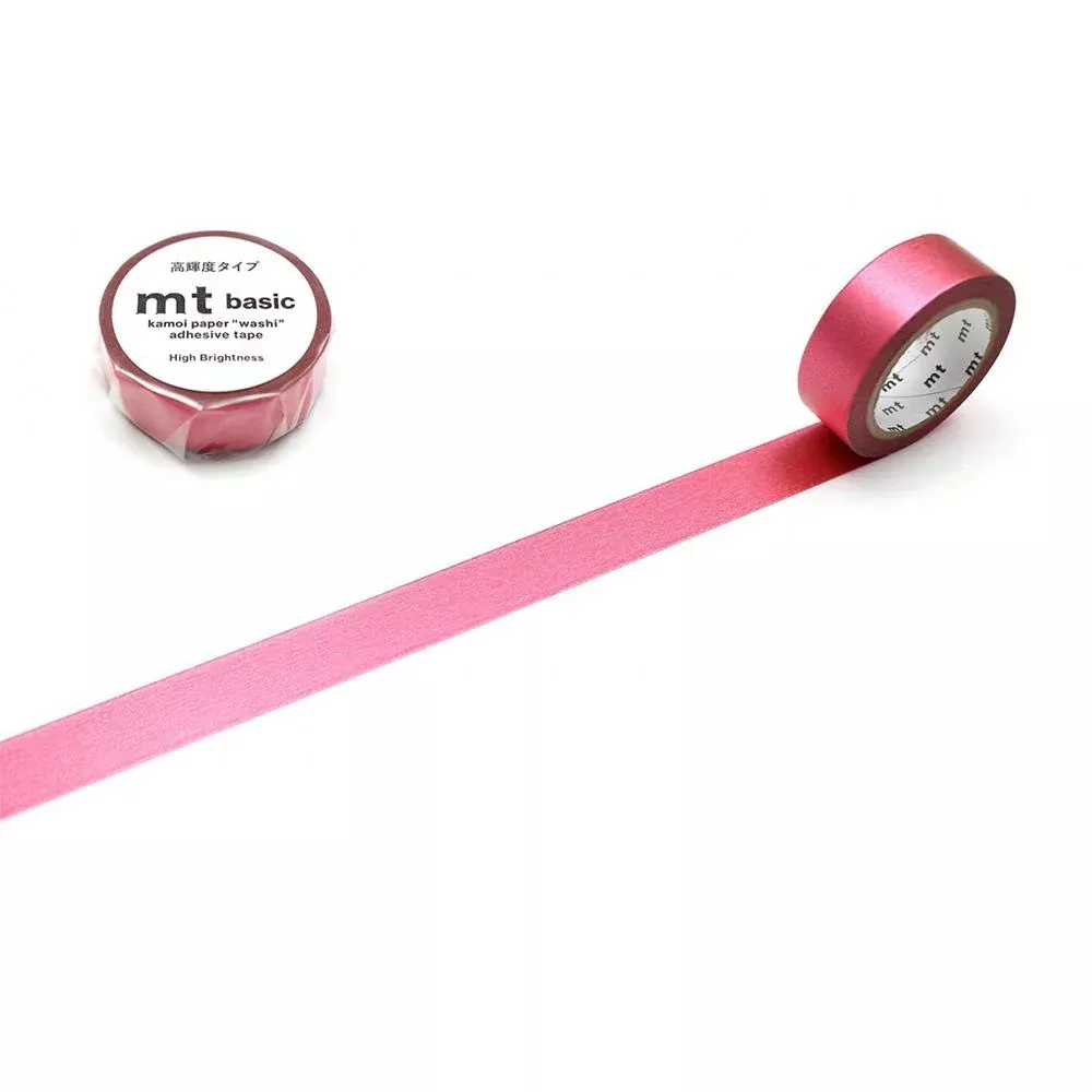 MT Basic Washi Tape Brightness Red 7m