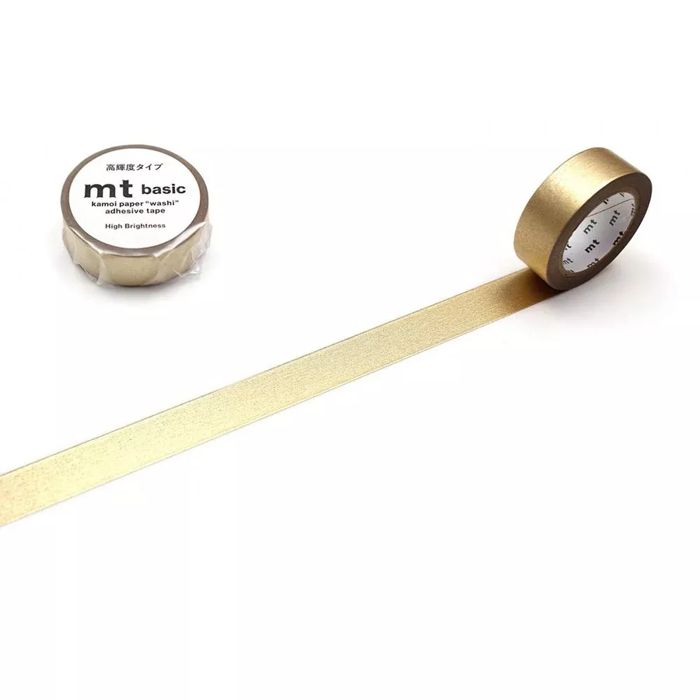 MT Basic Washi Tape Champagne Gold 7m