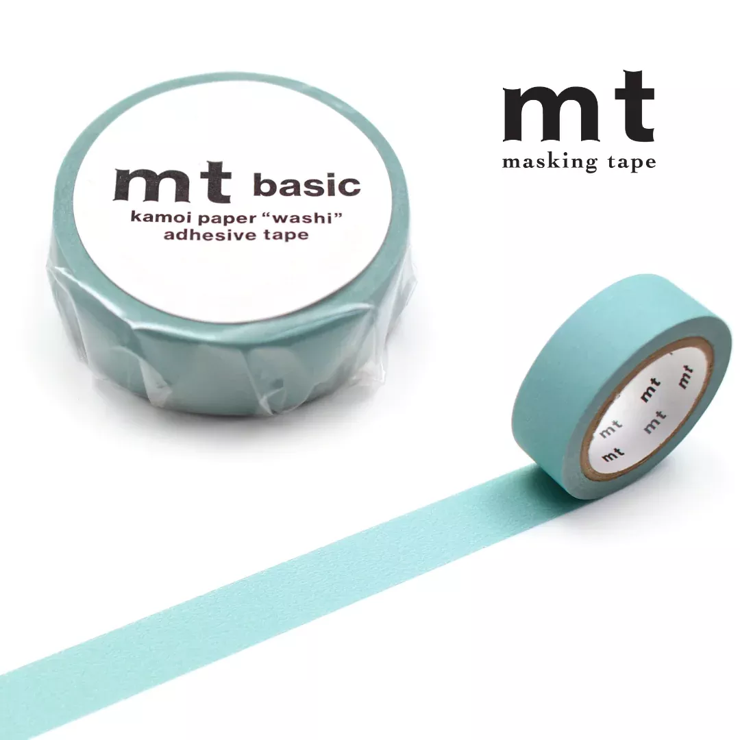 MT Basic Washi Tape - Matte Smoky Mint 7m