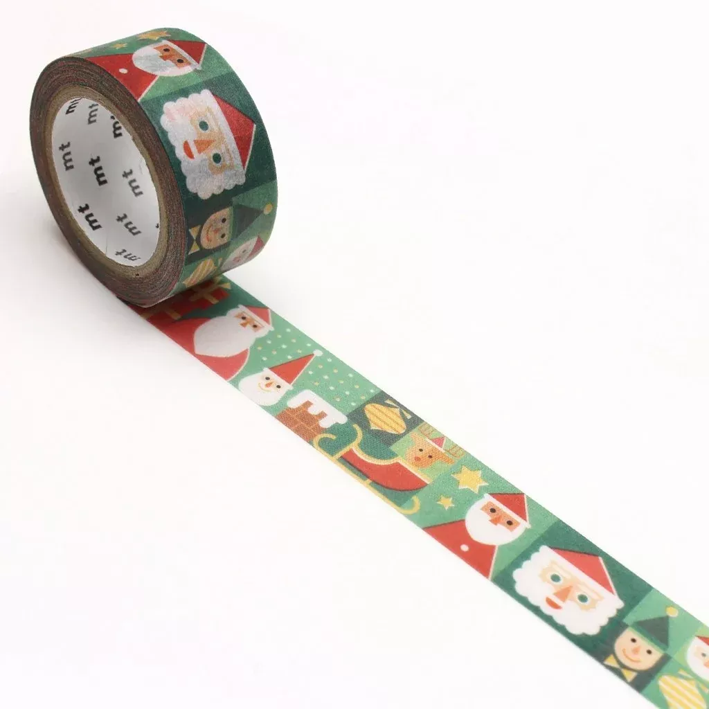 MT Christmas 2020 Washi Tape Various Santas