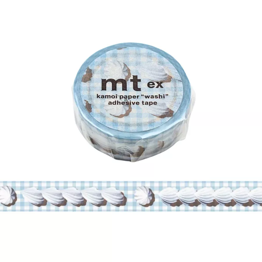 MT EX Washi Tape - Whipped Cream Line