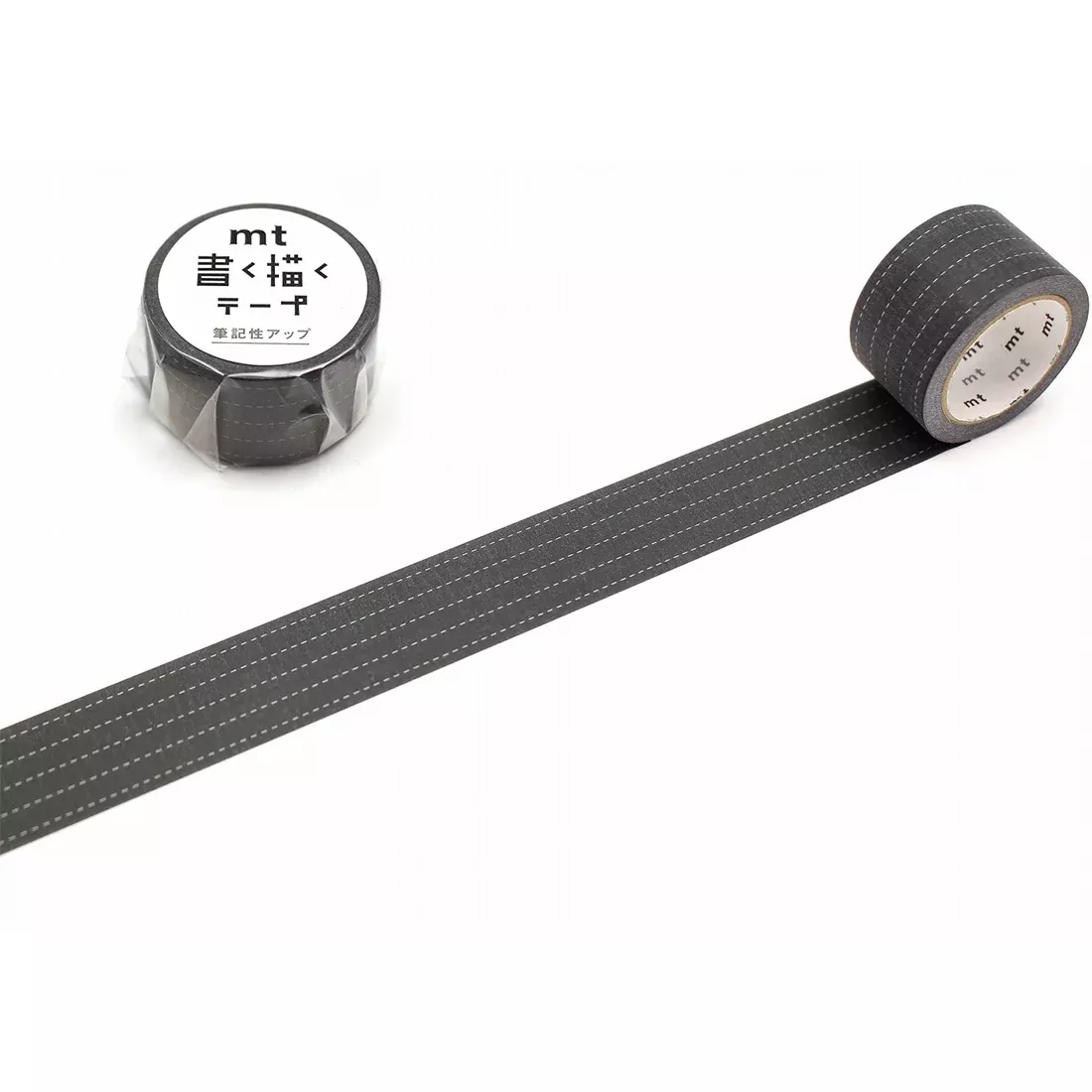 MT KakuKaku Write And Draw Washi Tape - Black Dotted Line